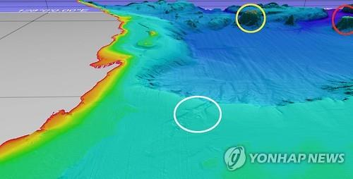 ▲ 규모 5.0 울산 앞바다 해저지형 = 국립해영조사원 제공