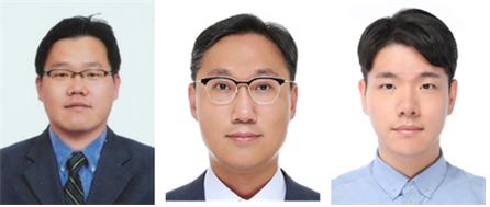 왼쪽부터 한밭대 정중회 교수, 이상엽 교수, 장지성 대학원생. 한밭대 제공