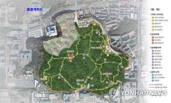 사진 = 대전 매봉공원 개발 계획도