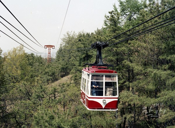  ▲ 1980년대 보문산 케이블카 모습. 대전시 제공