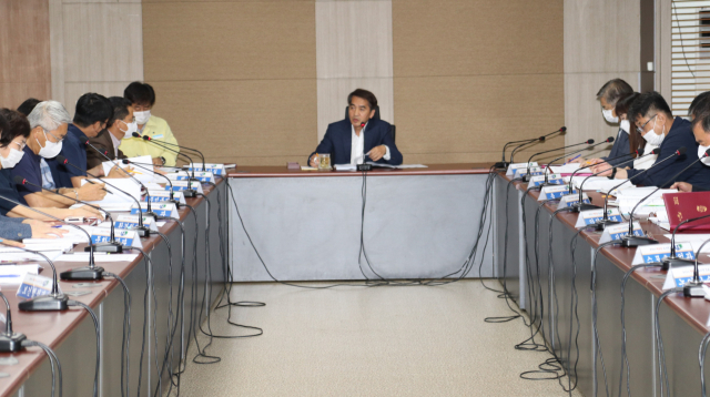 보은군은 민선8기 공약사업 보고회를 개최했다.