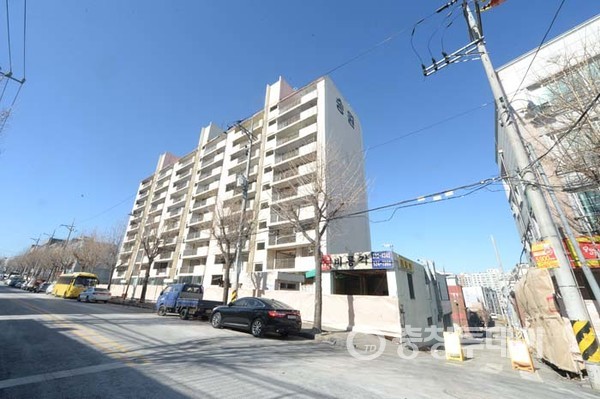 대전 서구 탄방1구역 숭어리샘 재건축 단지 모습. 사진=이경찬 기자