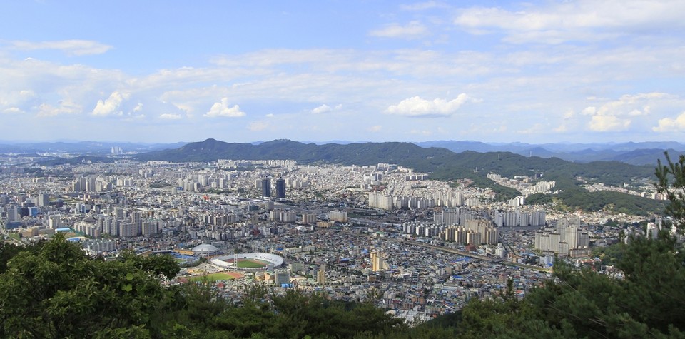 대전 원도심 전경. 대전시 제공.