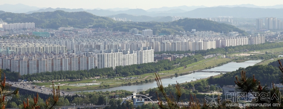 사진 = 대전 아파트 전경. 대전시 제공