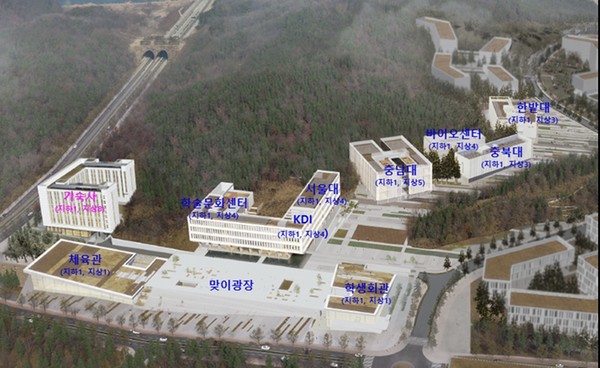 세종시 공동캠퍼스(임대형) 입주 승인 대학. 사진=연합뉴스 제공