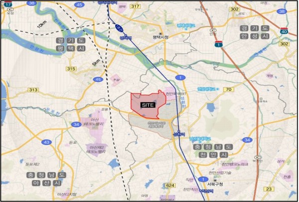 홍성 내포신도시 미래 신산업 국가산업단지 위치도. 충남도 제공천안 미래모빌리티 국가산업단지. 충남도 제공