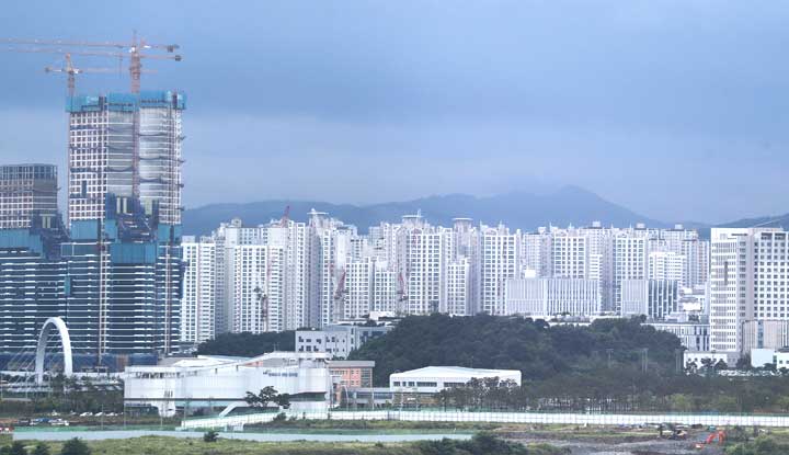 사진 = 세종 아파트 전경. 연합뉴스