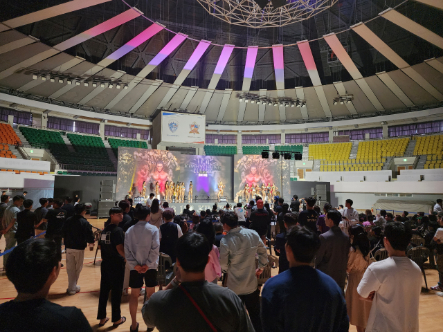 전국 각지에 250여명의 선수들이 '2023 ICN 대전 김효중 클래식'을 위해 모였고, 500여명의 관중들이 대회장을 가득 메웠다. 사진=이심건 기자