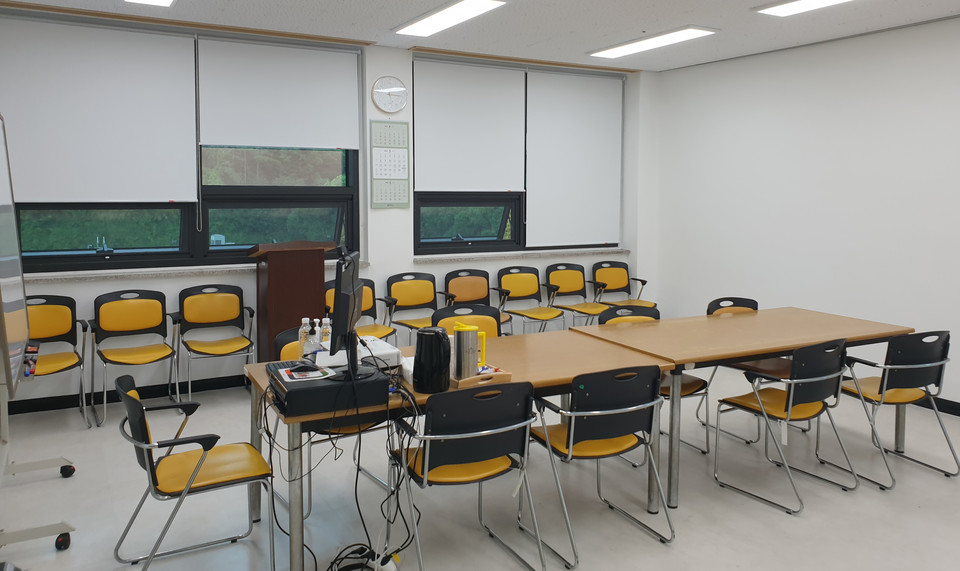 마약류 중독 질환자들의 재활 치료가 이뤄지는 경남 창녕군 국립부곡병원 별관 프로그램실 내부 모습. 사진=연합뉴스.