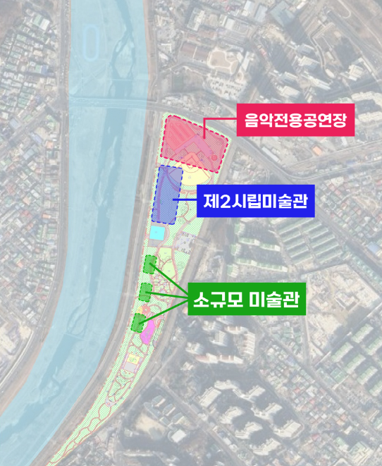 대전시가 추진하는 제2 문화예술복합단지 위치도. 대전시 제공