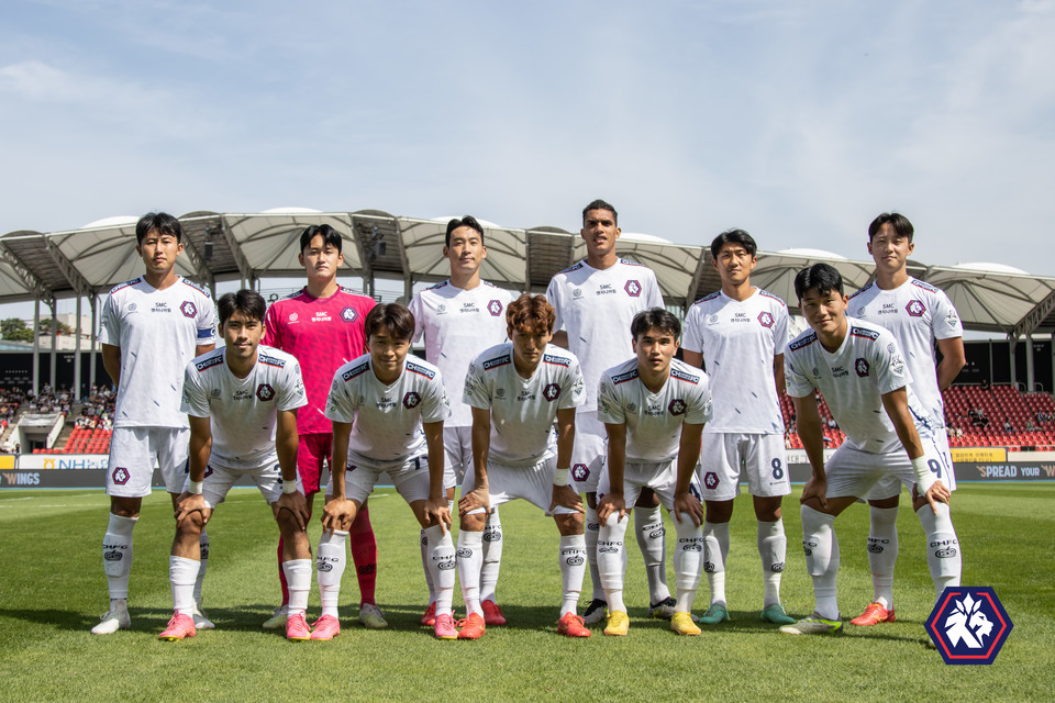 2023 K리그2 vs 성남. 청주FC 홈페이지 제공.