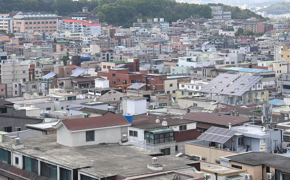 대전 서구의 빌라 밀집지역의 모습 . 이경찬 기자 chan8536@cctoday.co.kr