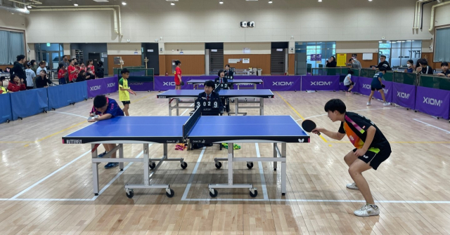 32회 충남학생체육대회 사전 경기 모습. 사진 충남교육청 제공