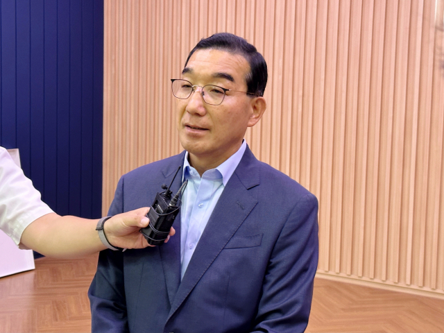 김광신 대전 중구청장이 지난 6월 대전고등법원에서 벌금 150만원을 선고 받은 뒤 상고 계획을 밝히고 있다. 충청투데이 DB