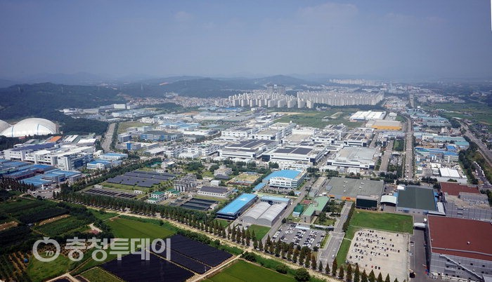 ▲ 오창산업단지 전경. 청주시 제공