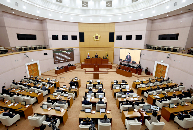 15일 대전시의회에서 제274회 제2차 정례회 제3차 본회의가 진행되고 있다. 대전시의회 제공
