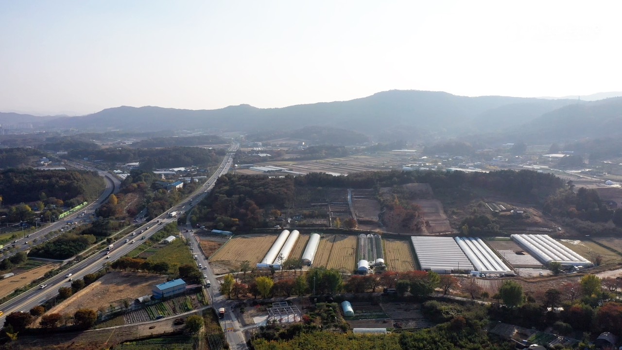 나노·반도체 국가산업단지가 들어설 교촌동 지역. 대전시 제공.