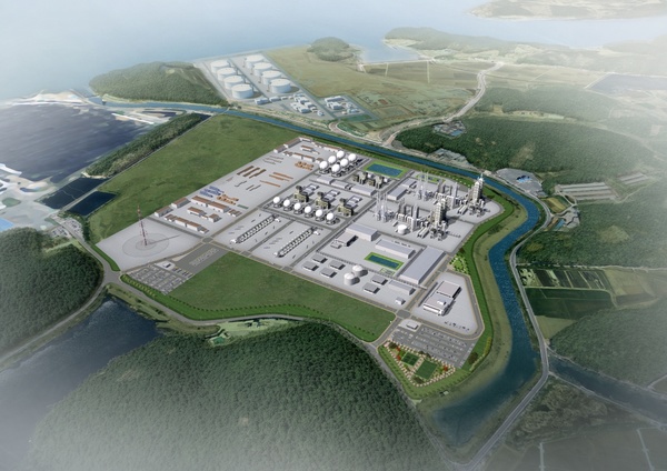 ▲ 보령 블루수소 플랜트 조감도