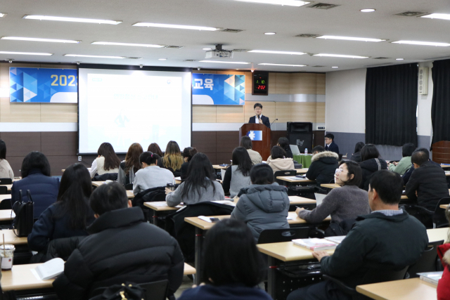 대전상공회의소는 10일 대회의실에서 관내 기업 인사담당자 150여명이 참석한 가운데 ‘2023년 귀속 연말정산 실무교육’을 실시했다. 대전상의 제공
