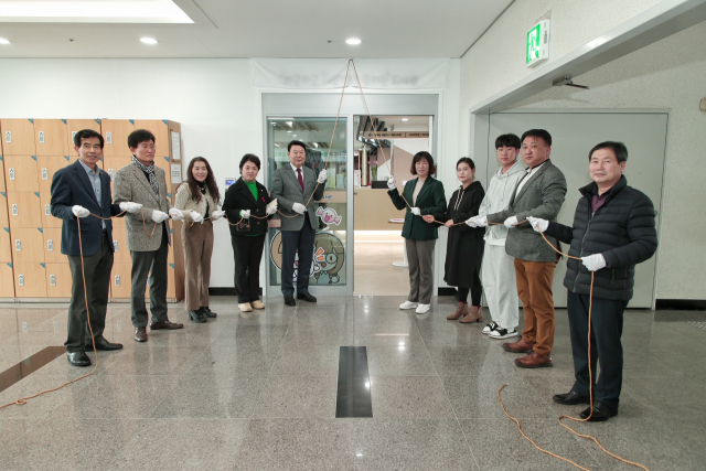 당진시립도서관은 22일 ‘와글와글 시끌벅적 말하는 도서관’을 개관했다. 사진=당진시 제공