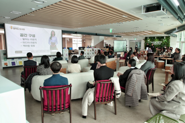 당진시립도서관은 22일 ‘와글와글 시끌벅적 말하는 도서관’을 개관했다. 사진=당진시 제공
