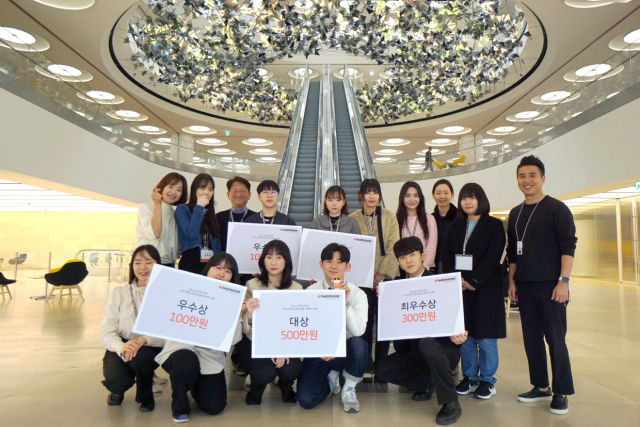 한국타이어는 15일 한국디자인진흥원과 사내 커뮤니케이션용 캐릭터 산학 협력 프로젝트 진행했다. 한국타이어 제공.
