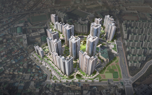 ‘문화자이SKVIEW’ 투시도. GS건설 제공