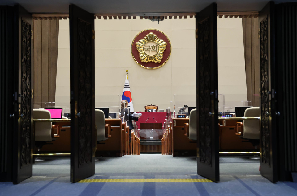 국회 본회의장. 사진=연합뉴스.