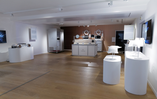 주 프랑스한국문화원에 설치된 2024 파리올림픽 기념전 '한국의 놀이' KAIST 전시장 전경. KAIST 제공