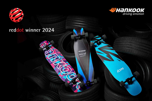 한국타이어앤테크놀로지는 독일 ‘레드닷 디자인 어워드 2024’에서 디자인 콘셉트 부문 지속가능성 분야 본상을 수상했다고 7일 밝혔다. 한국타이어 제공