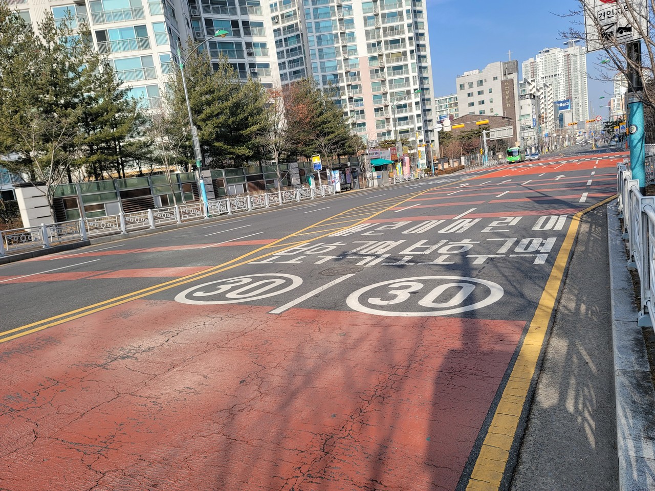 대전 중구 문화동의 C유치원 인근 어린이보호구역. 충청투데이 DB.