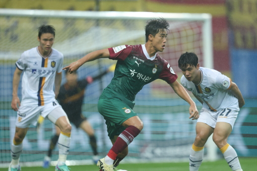 대전하나시티즌의 천성훈이 지난 22일 대전월드컵경기장에서 열린 광주FC와의 경기에 출전했다. 대전하나시티즌 제공