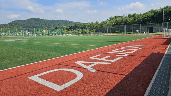 대전 안영생활체육단지 축구장. 사진=김중곤 기자