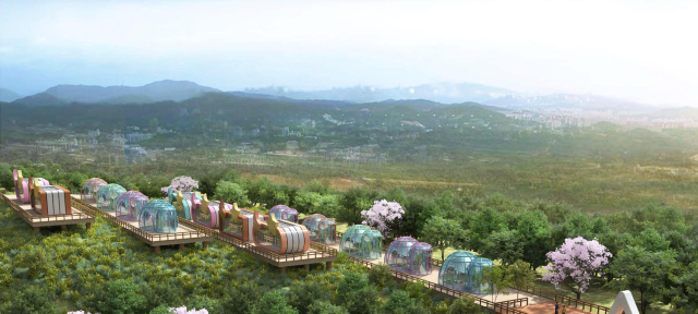 천장호 하늘향기 마을 조성사업 조감도