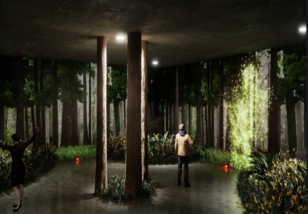 패밀리 테마파크 미디어 아트 반딧불 사진. 대전문화재단 제공