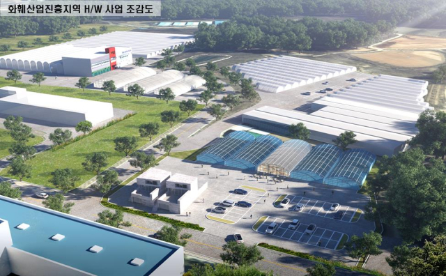 음성화훼산업진흥지역 조감도 .충북도 제공