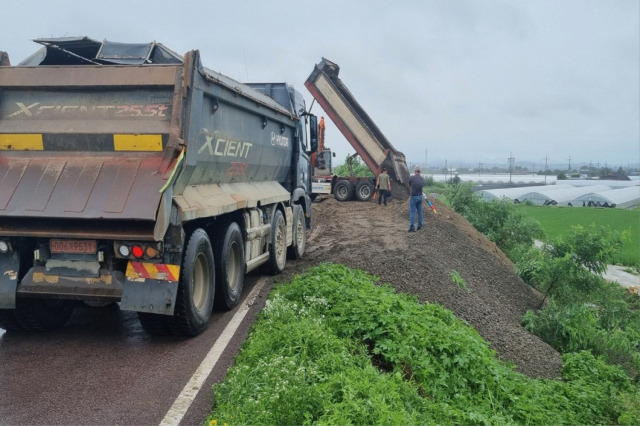 ▲논산청 복구현장