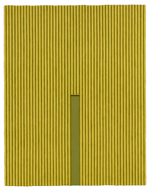 박서보, Encriture No, 220725, 2022, Acrylic on Ceramic, 91x71.5