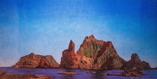 망망틴(maung maung tin)·제임스 킴(James kim), 독도보석화, 1978, 260x120