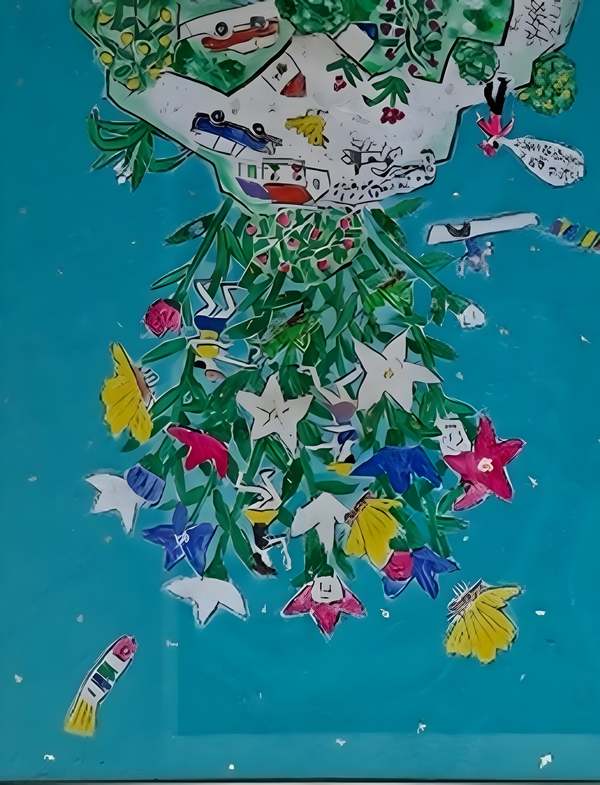 ▲이왈종, 제주생활의 중도, 2021, 53x46