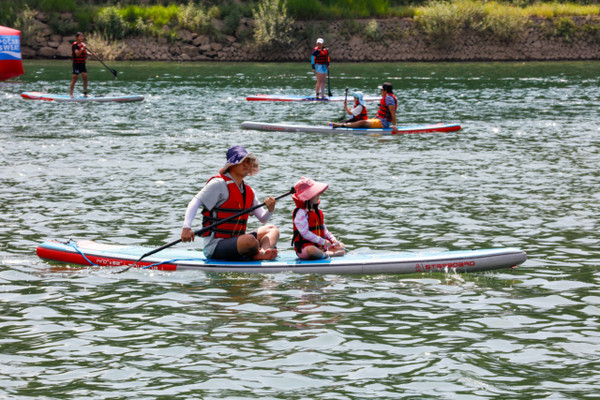 2024 단양 레이크파크 수상스포츠 페스티벌이 지난 1일~4일, 나흘간 성황리 개최됐다. 사진은 수상스포츠 페스티벌 모습. 단양군 제공