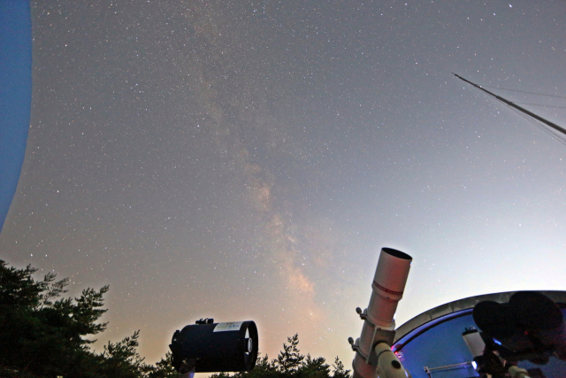 증평 좌구산천문대 관측행사. 증평군 제공