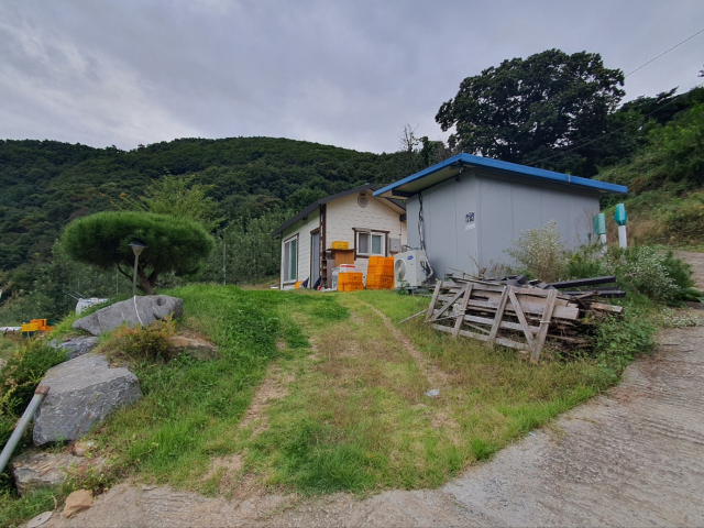 원상복구된 군 농막 모습. 단양군 제공