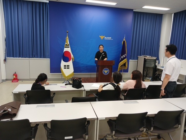 ▲ 홍성청소년수련관 명예기자단 현장 체험.  사진=이솔희 명예기자