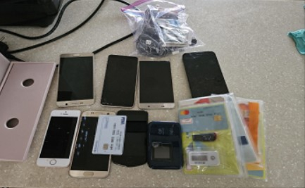 압수한 대포폰