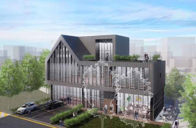 증평읍 교동리 일원에 새롭게 들어서는 증평군 메리놀 마을창작소 조감도. 증평군 제공