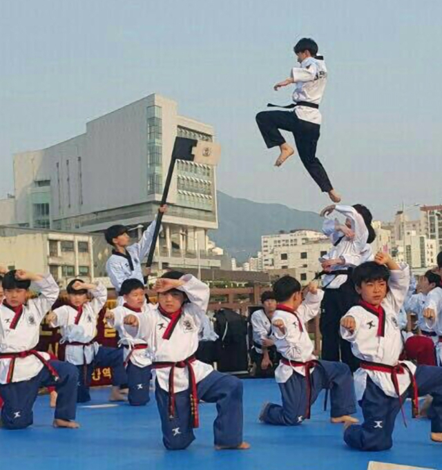 국가대표급의 태권도 시범단의 공연이 예정돼 있다. 사진=금산무예올림피아드 사무국