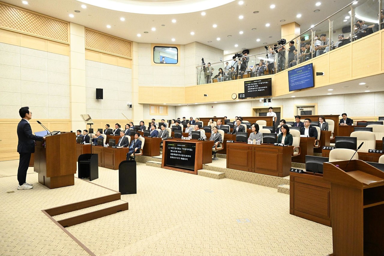 세종시의회 임시회[세종시의회 제공. 재판매 및 DB 금지]