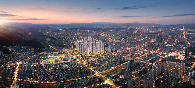 대전 르에브 스위첸 조감도 . KCC건설 제공