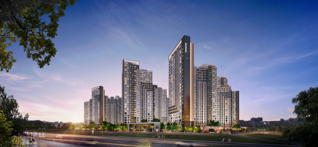 대전 르에브 스위첸 조감도 . KCC건설 제공